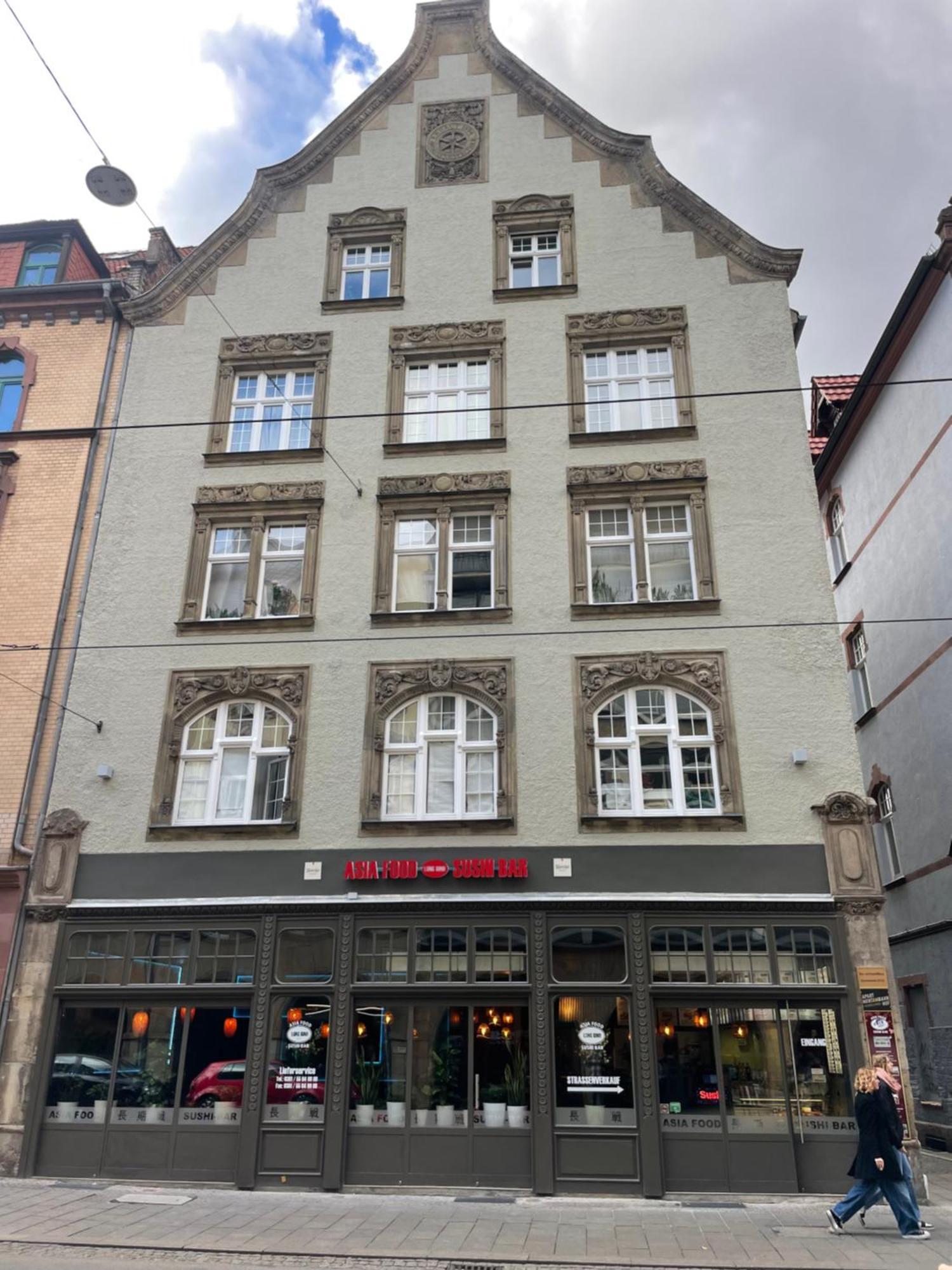 Apartment am Bahnhof Erfurt Exterior foto